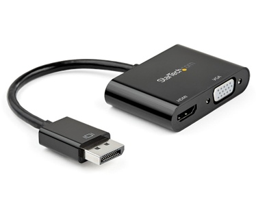Startech.com DisplayPort naar HDMI VGA adapter 4k 60Hz Zwart