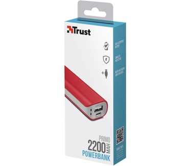 Trust Primo PowerBank 2200mAh Rood