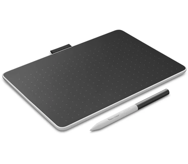 Wacom One M. Connectiviteitstechnologie: Bedraad, Working area: 216 x 135 mm, Aansluiting: USB. Kleur van het product: Zwart, Wit. Breedte: 252 mm, Diepte: 181 mm, Hoogte: 8 mm. Meegeleverde kabels: USB Type-C