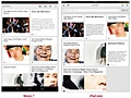 Vergelijking van websites op de iPad mini en Nexus 7