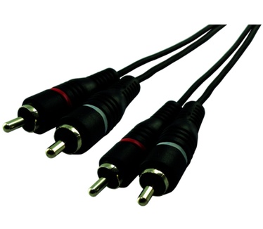Schwaiger 10m 2 x RCA m/m
