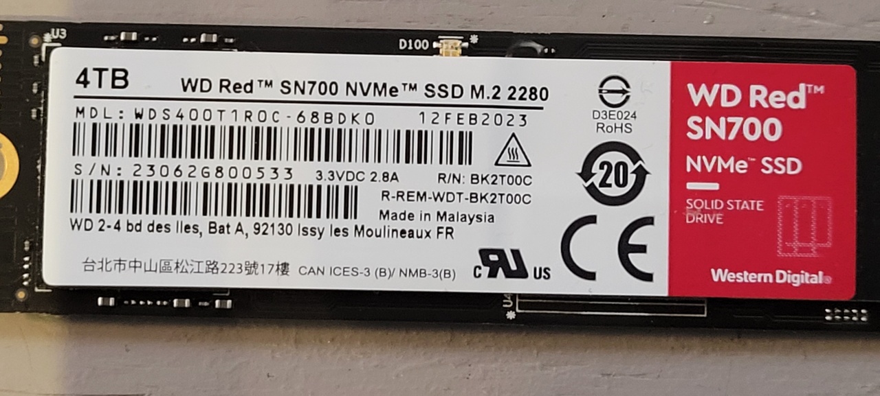 WD Red SN700 4TB aangeboden - Vraag & Aanbod - Tweakers