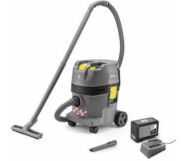 Kärcher Snoerloze draadloze Stofzuiger en waterzuiger nt 22/1 ap bp pack l - professional - 1.528-120.0 - op accu - zonder zak en met zak