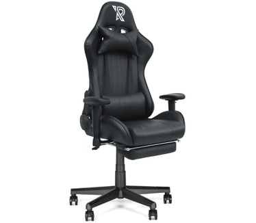 Ranqer Felix Pro - Gamestoel met voetsteun - Gaming Chair / Gaming Stoel - Ergonomische Bureaustoel - Gaming stoel met voetensteun - Zwart