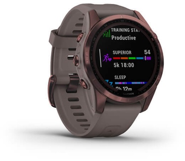 Garmin fēnix 7S Sapphire Solar Brons (Grijs)