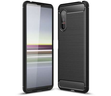 qMust Sony Xperia 5 II Rugged TPU Case - Zwart