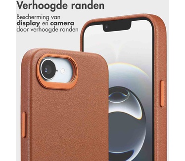 Accezz Leather Bookcase 2-in-1 met MagSafe