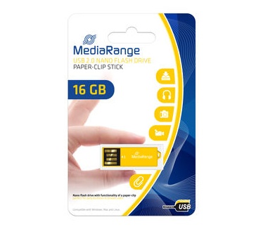 MediaRange MR976 16GB Geel