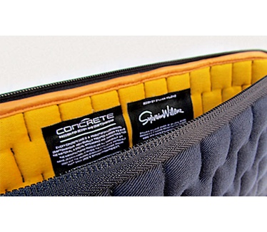 Concrete Cases Double Padded iPad Sleeve Canvas