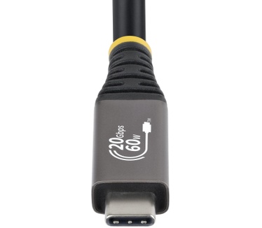 Startech.com 3m USB4 Kabel, 20Gbps, USB-IF Gecertificeerde USB-C Kabel, 60W PD EPR, 4K 120Hz DP 2.1, TPE Mantel, USB Type-C Kabel