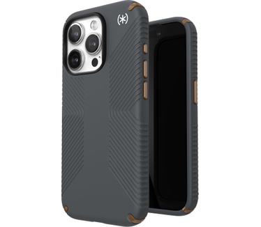 Speck Presidio2 Grip Apple iPhone 15 Pro Charcoal Grey - with Microban