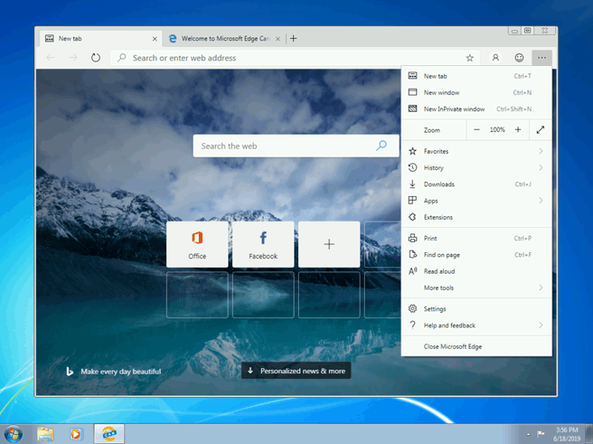 Edge Chromium Windows Server