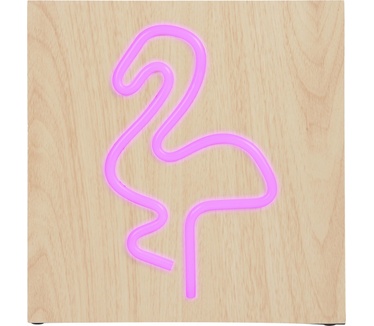 Big Ben Bluetooth Speaker met Inductie Opladen - Neon Flamingo