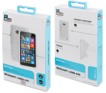 BeHello Microsoft Lumia 640 Gel Case Transparant