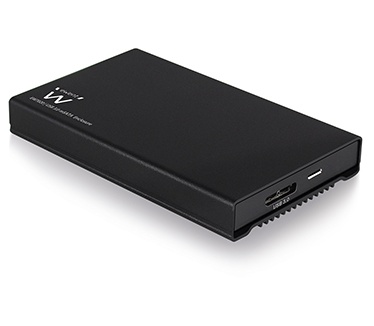 Ewent EW7020 Draagbare USB 3.0 1.8 inch mSATA SSD Behuizing Zwart