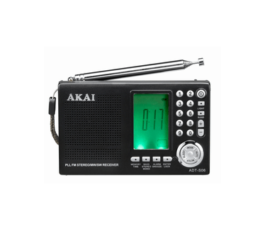 Akai APW 10 wereldontvanger met klokradio