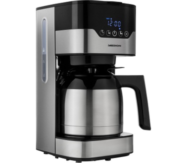 Medion Koffiezetapparaat met Thermoskan MD 18458, Timer-Funcie, 900 Watt, 1.2 liter
