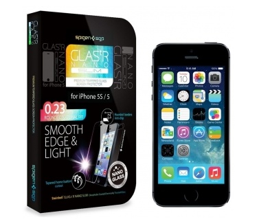 Spigen Spigen Screen Protector Glas.tR Nano Slim Apple iPhone 5/5S/5C
