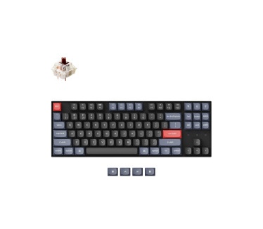 Keychron K8P-J3Z Alu bk(B) RGB Brown US
