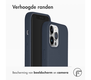 Accezz Liquid Silicone Backcover met MagSafe iPhone 13 Pro Max - Donkerblauw