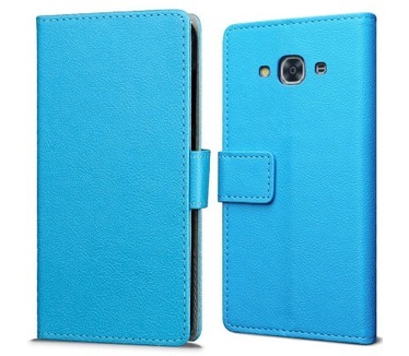 qMust Samsung Galaxy J3 (2017) Wallet Hoesje Blauw