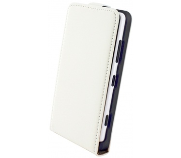 Mobiparts Mobiparts Premium Flip Case Nokia Lumia 820 White