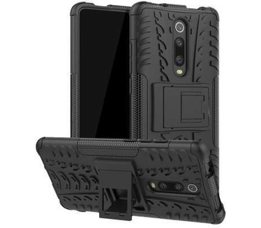qMust Xiaomi Redmi K20 Pro Rugged Hybrid Hoesje Zwart