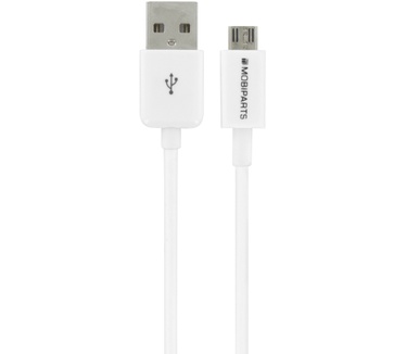 Mobiparts Micro USB to USB Cable 2.4A 3m White (Bulk)