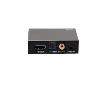 CablesToGo HDMI audio-extractor met TOSLINK, SPDIF en 3,5 mm - 4K 60Hz