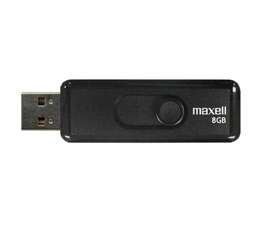 Maxell Venture Maxell Memory Stick/VENTURE USB 8 GB Memory Stick/VENTURE USB 8 GB 854279.00.TW 8GB Zwart