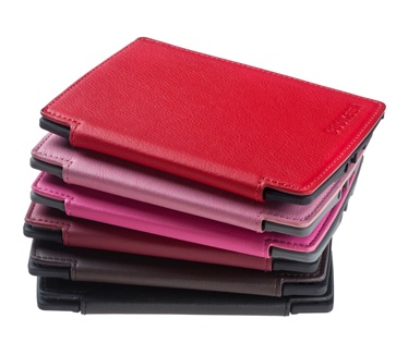 Bookeen CyBook Odyssey FrontLight 2 Zwart + Rood Vermillon beschermhoes
