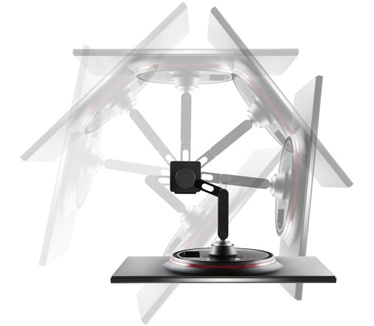 LG UltraGear 27GN88A (Ergo) Rood, Zwart