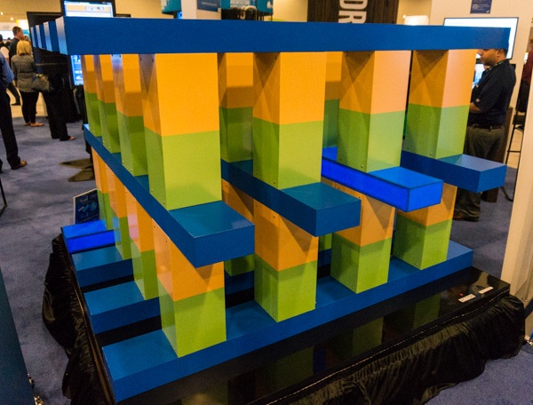 Visualisatie 3D Xpoint-geheugen