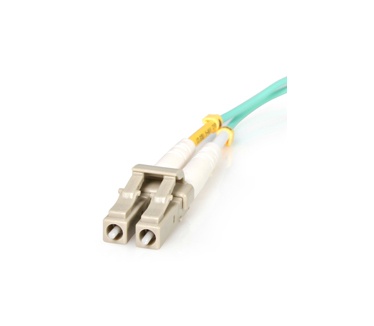 Startech.com 2m 10Gb Aqua LC/LC Duplex 50/125 Multimode LSZH Fiber Cable