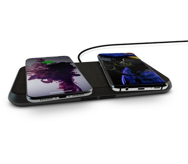 Zens Liberty Dual Draadloze Snellader 15W Fabric