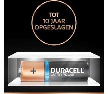 Duracell Ultra Power alkaline AA-batterijen, verpakking van 4