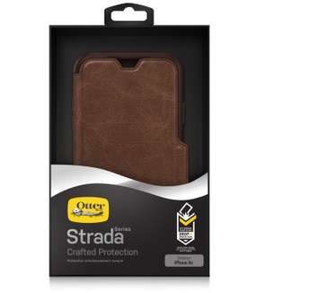Otterbox Strada Premium Leather Folio Case (iPhone XR) Bruin