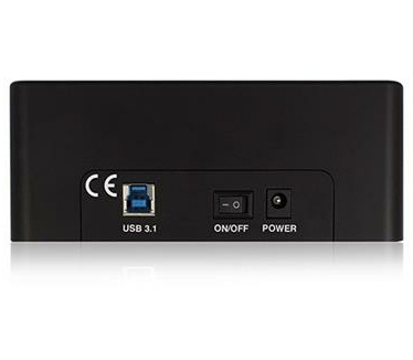 Ewent Dual Docking Station USB 3.1 Gen1 (USB3.0) voor 2.5 en 3.5 inch SATA HDD/SSD Zwart