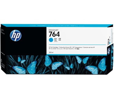 HP 764 cyaan DesignJet inktcartridge, 300 ml