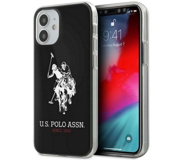 U.S. Polo Big Horse Hard Case - Apple iPhone 12 Mini (5.4") - Zwart Zwart