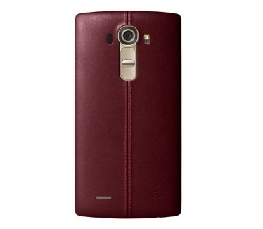 LG G4 Lederen Accudeksel - CPR-110.AGEUBR - Burgundy Red