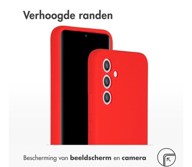 Accezz Liquid Silicone Backcover Samsung Galaxy A54 (5G) - Rood