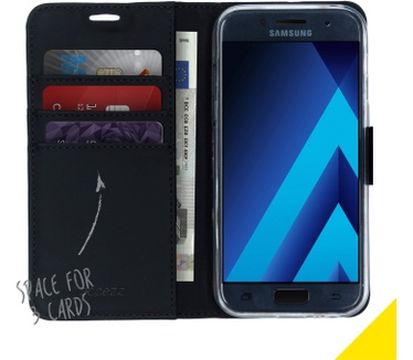 Accezz Wallet Softcase Bookcase Samsung Galaxy A3 (2017) (Galaxy A3 (2017)) Zwart