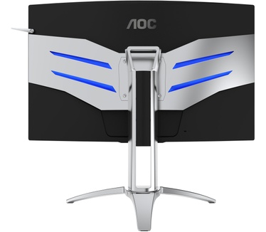 AOC AG322QCX Zilver, Zwart