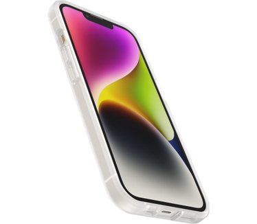 Otterbox OtterBox React-hoesje voor iPhone 14, schokbestendig, valbestendig, ultradun, beschermende, getest volgens militaire standaard, Antimicrobieel, Clear, Geen retailverpakking