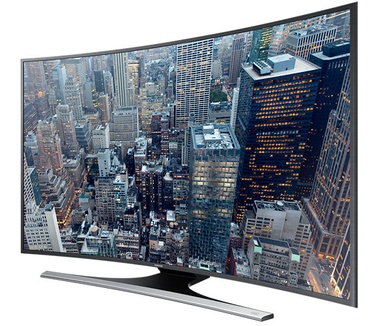 Samsung UE55JU6500W Zilver, Zwart