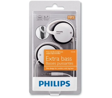 Philips Earclip Headphone SHS3300 (Wit)