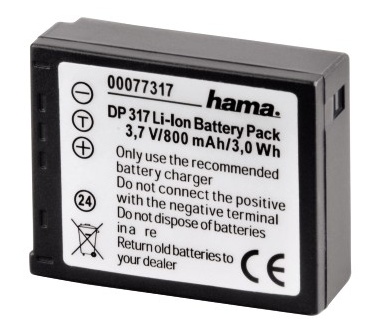 Hama Rechargeable Li-Ion Battery DP 317 f/ Panasonic