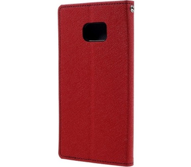 Mercury Fancy Diary WalletCase voor Samsung Galaxy S7 - Rood Rood