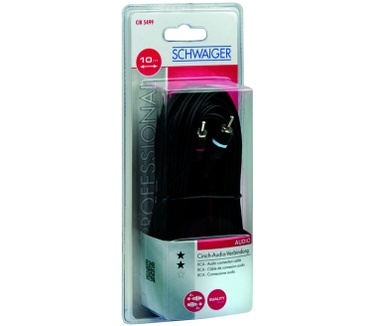 Schwaiger 10m 2 x RCA m/m